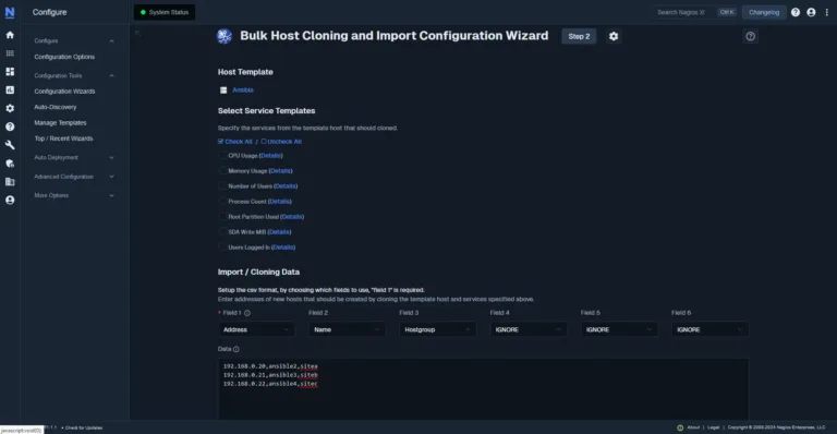 xi Bulk Host Cloning and Import Wizard