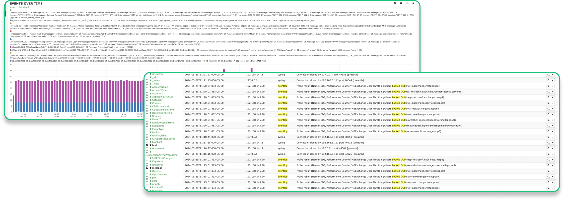 See  continuous log data from all of your servers , allowing you to analyze and solve problems as they occur.