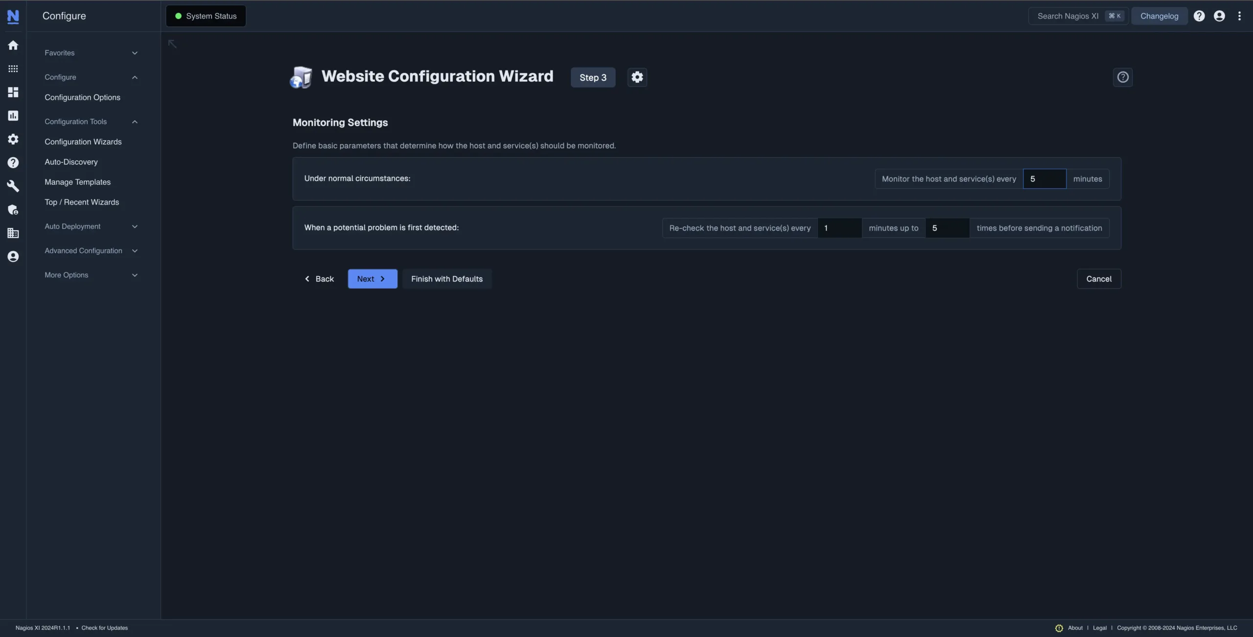 Nagios XI's Bulk Modification Tool gives users the ability to make many changes in a short amount of time.